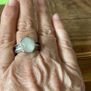 Moonstone Spinner Ring